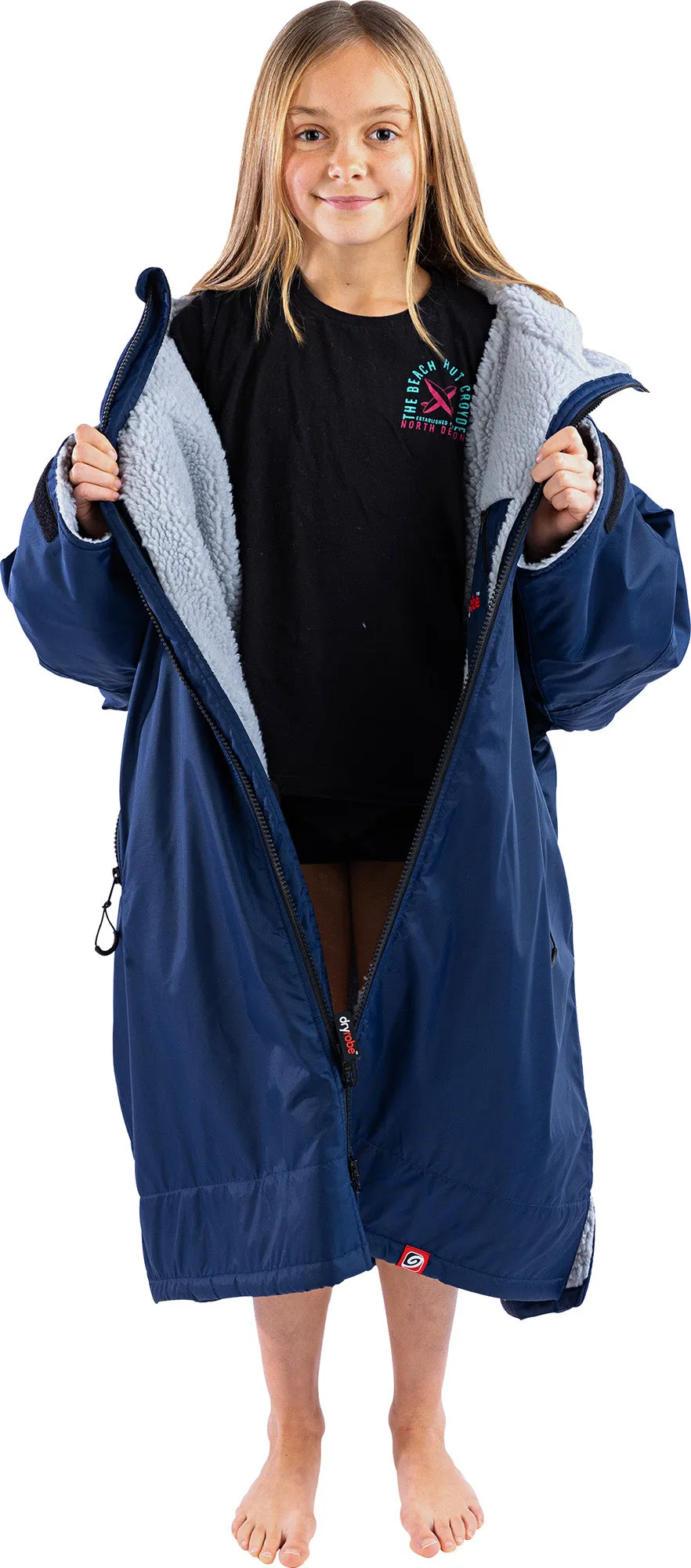 Dryrobe Advance Long Sleeve Junior Changing Robe - Navy