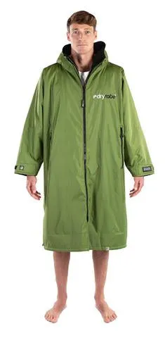 Dryrobe Long Sleeve Changing Robe - Dark Green / Black