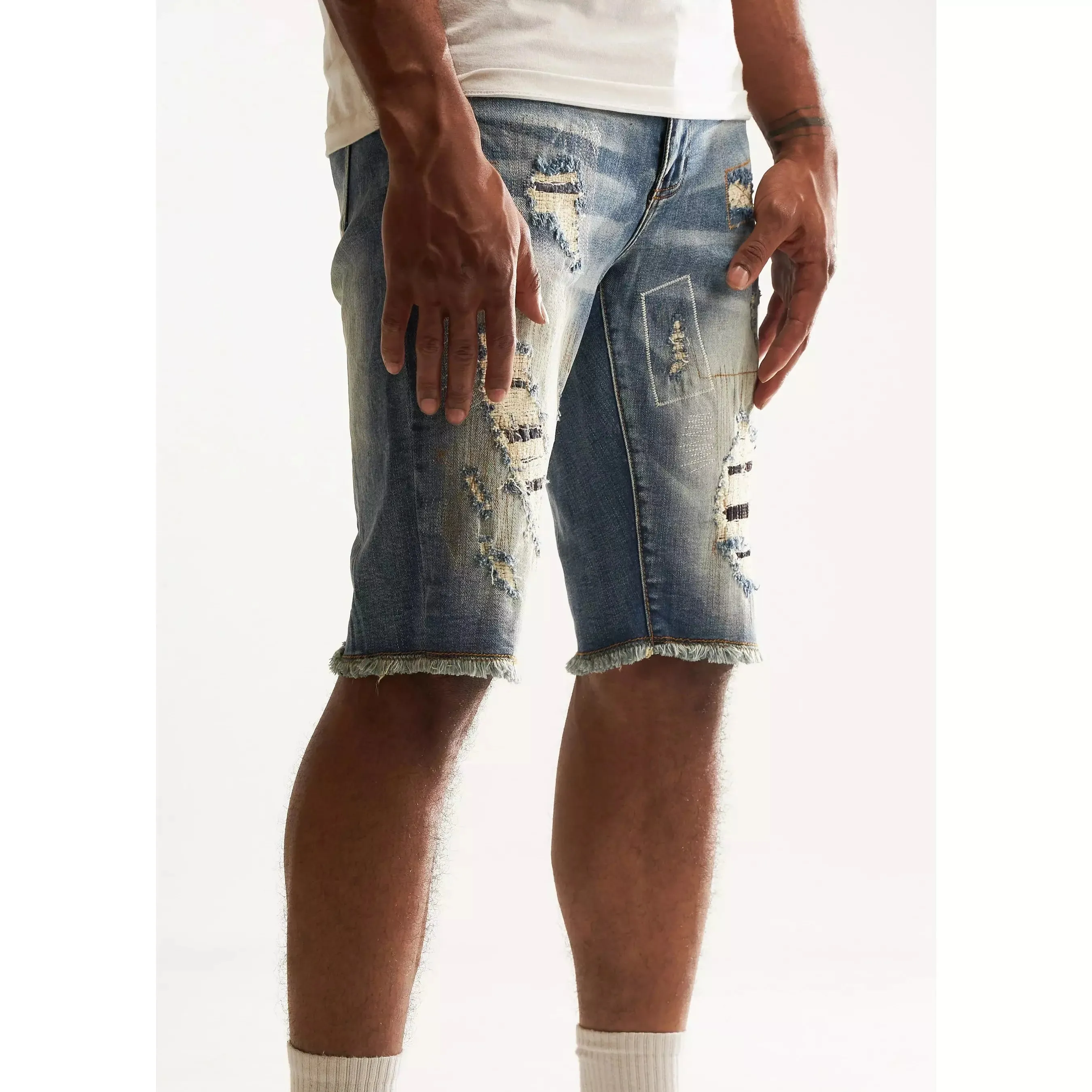 Embellish Blue Rinse Tango Shorts (EMBSP222-131)