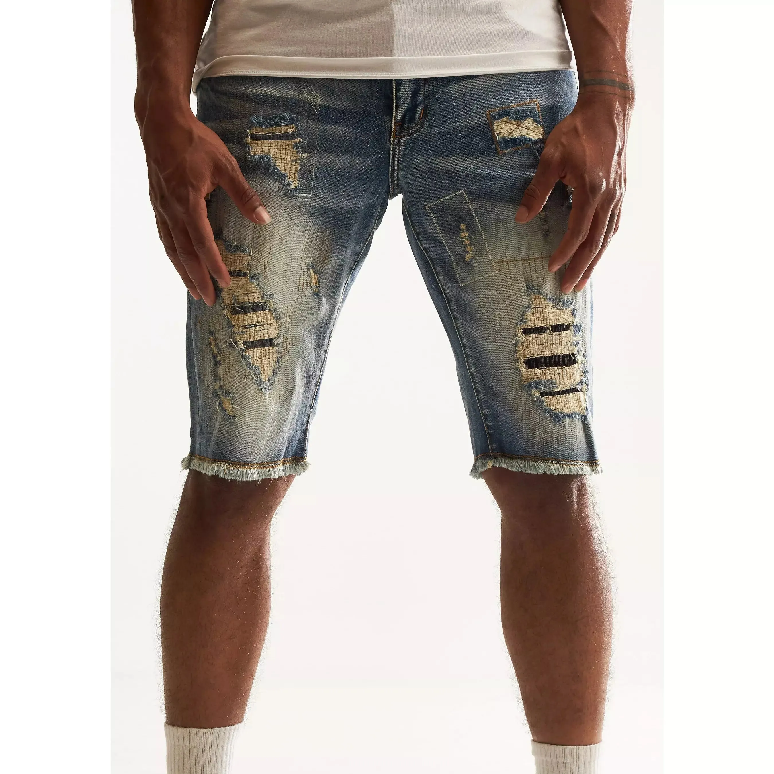 Embellish Blue Rinse Tango Shorts (EMBSP222-131)