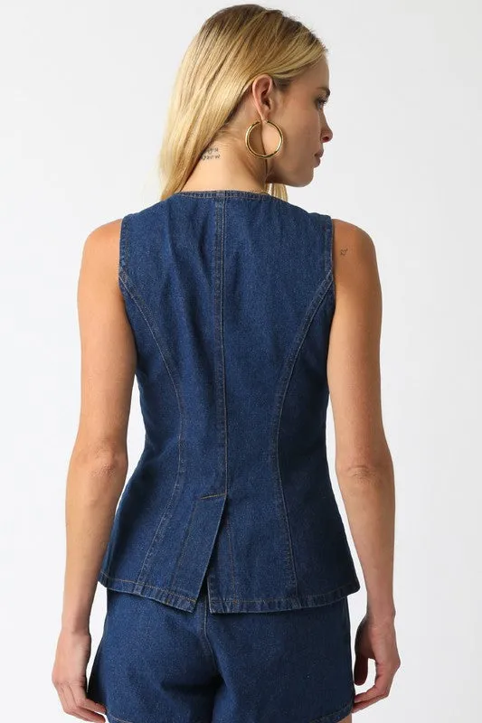 Ester Denim Top