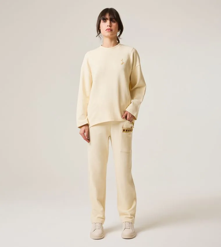 F5 LONG SLEEVED WAFFLE TOP