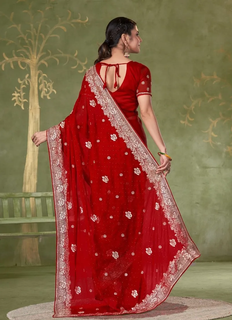 Festive Wear Samundar Chiffon Saree
