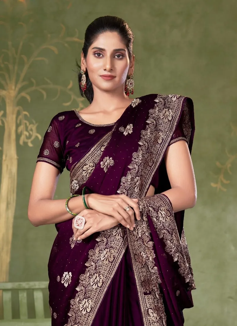 Festive Wear Samundar Chiffon Saree