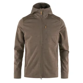 Fjallraven Keb Fleece Hoodie Suede Brown