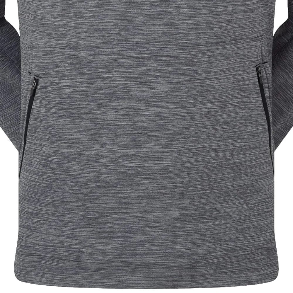 FootJoy FJ Thermal Hoodie - Charcoal Spacedye/Black/Orange