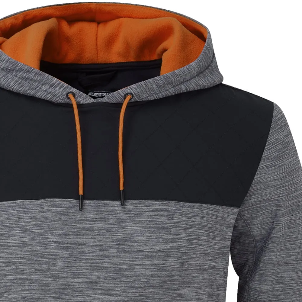 FootJoy FJ Thermal Hoodie - Charcoal Spacedye/Black/Orange
