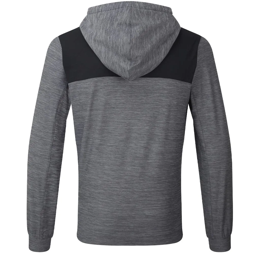 FootJoy FJ Thermal Hoodie - Charcoal Spacedye/Black/Orange