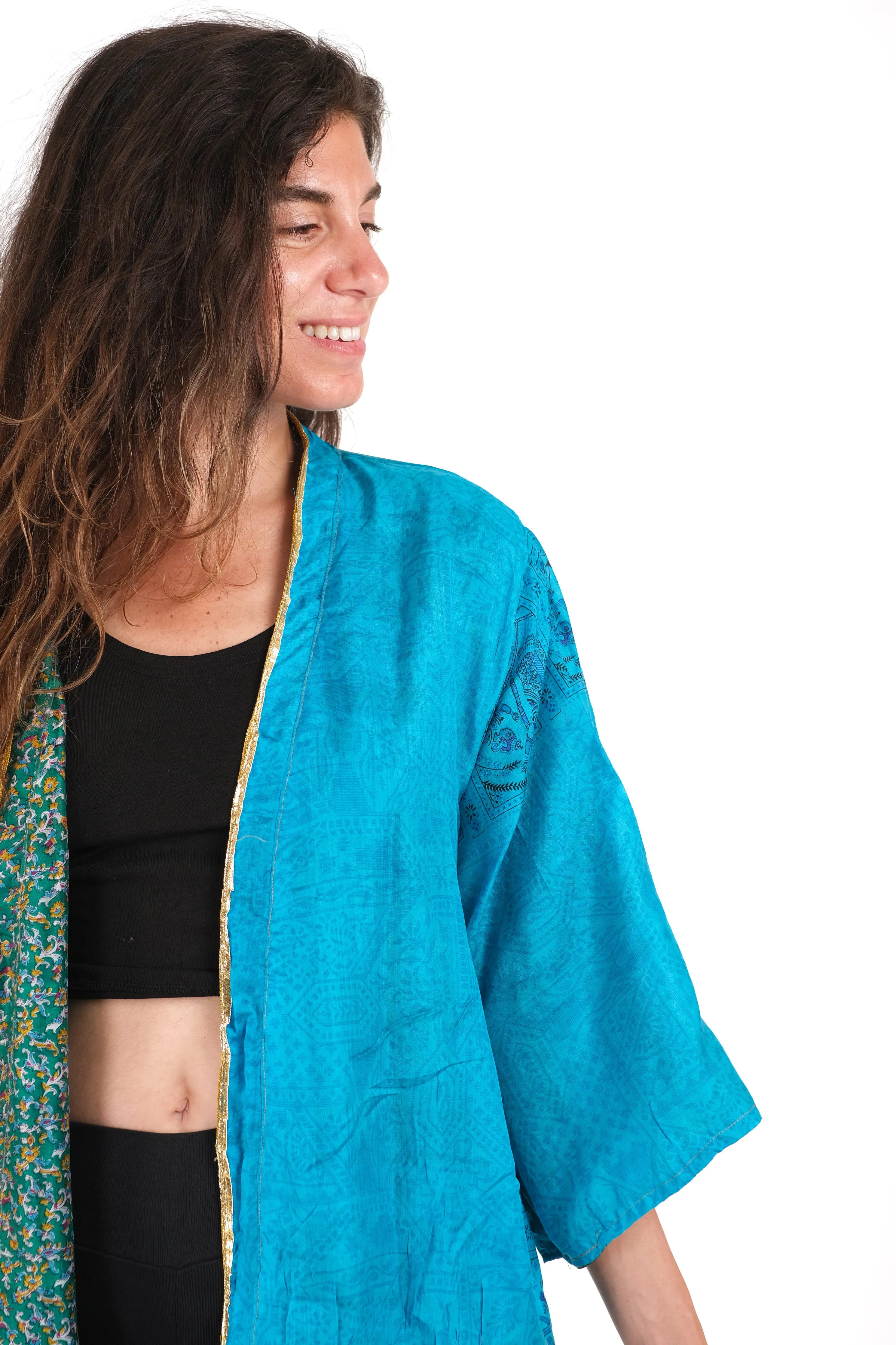 Freedom Reversible Saree Kimono