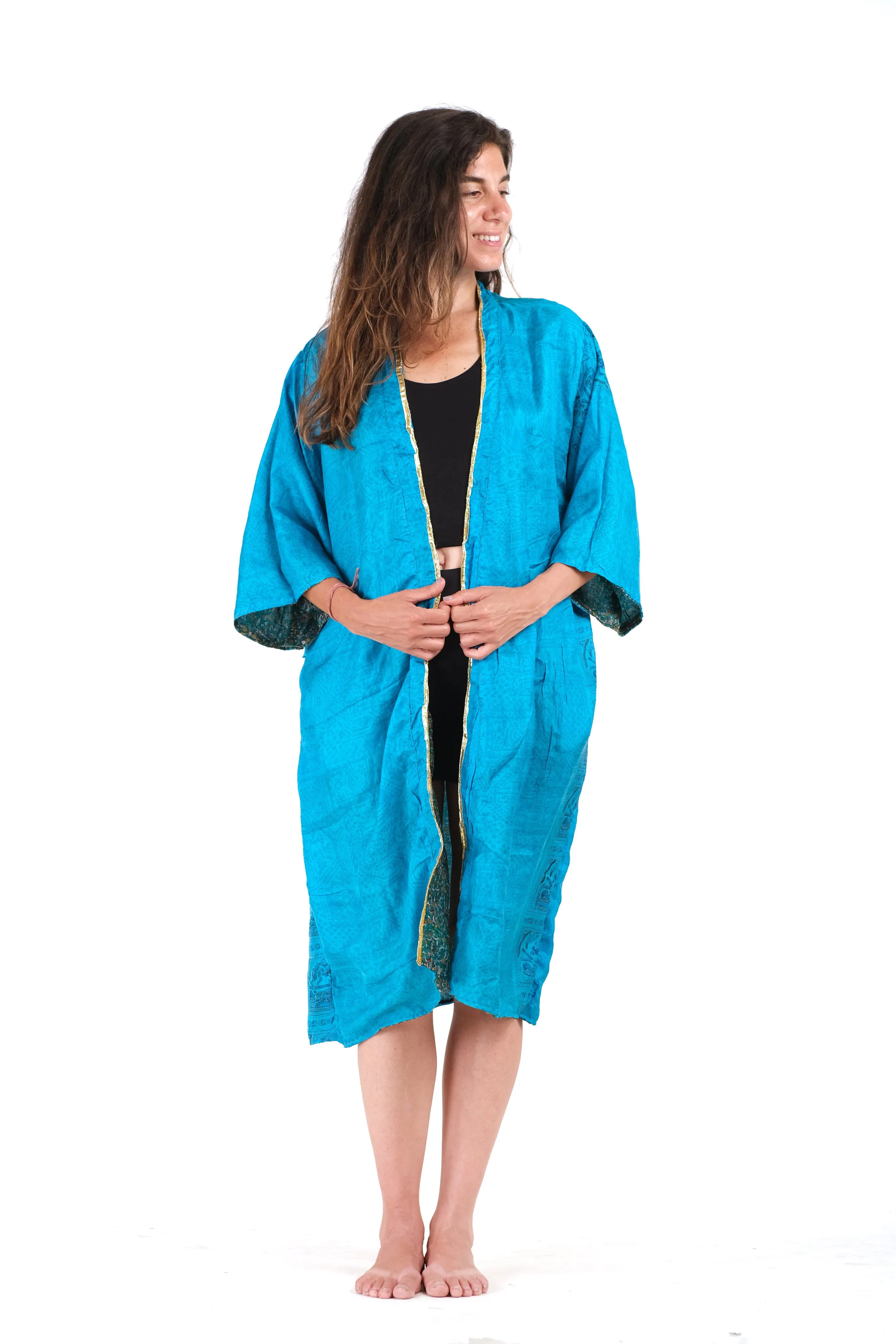 Freedom Reversible Saree Kimono