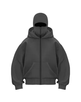 Full Covered Masked Hoodie For Winters