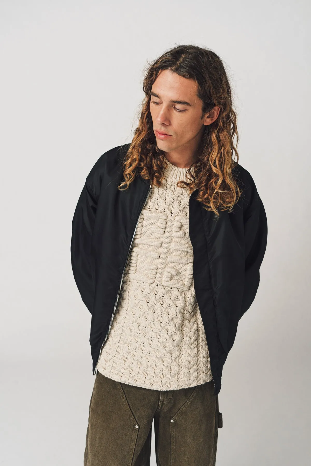 GIVENCHY | REVERSIBLE DENIM BOMBER JACKET