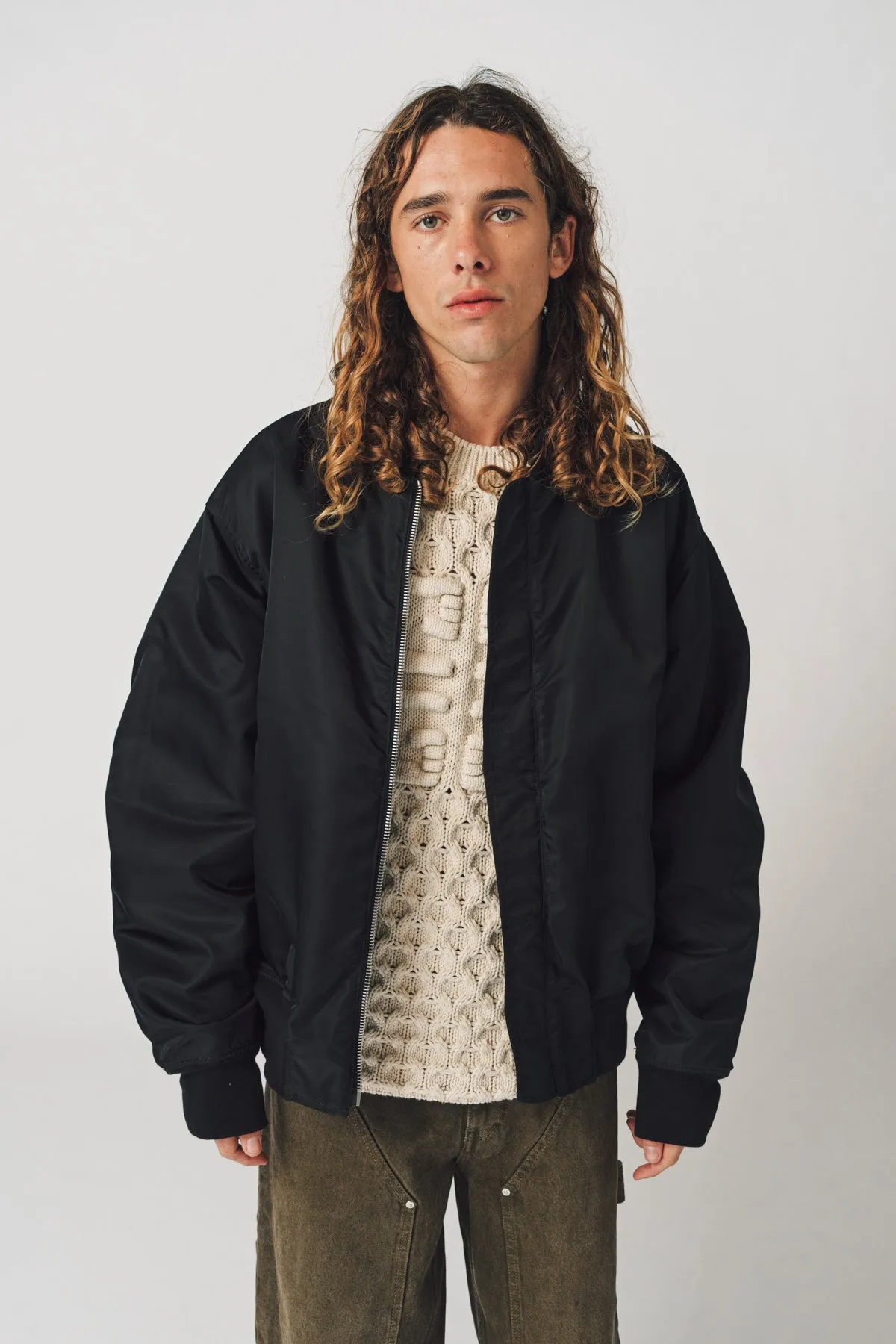 GIVENCHY | REVERSIBLE DENIM BOMBER JACKET
