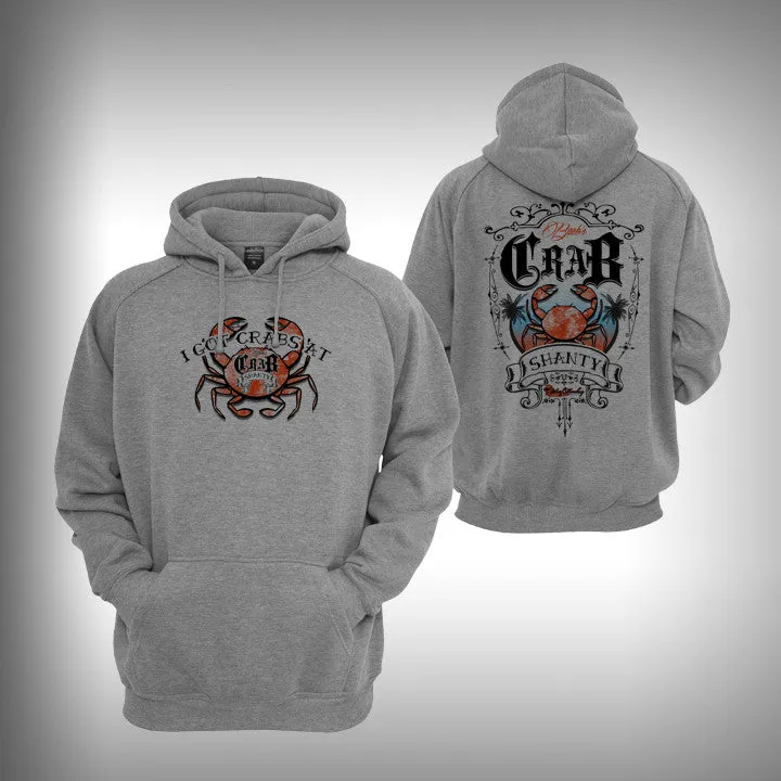 Graphic Hoodie Sweatshirt - Crab Shanty