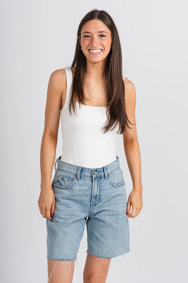 Hidden Alyx baggy shorts light blue