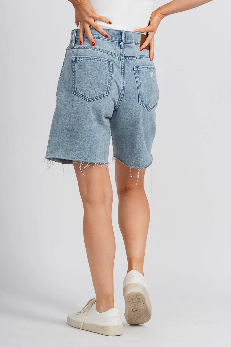 Hidden Alyx baggy shorts light blue