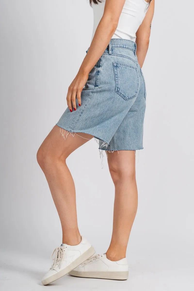 Hidden Alyx baggy shorts light blue