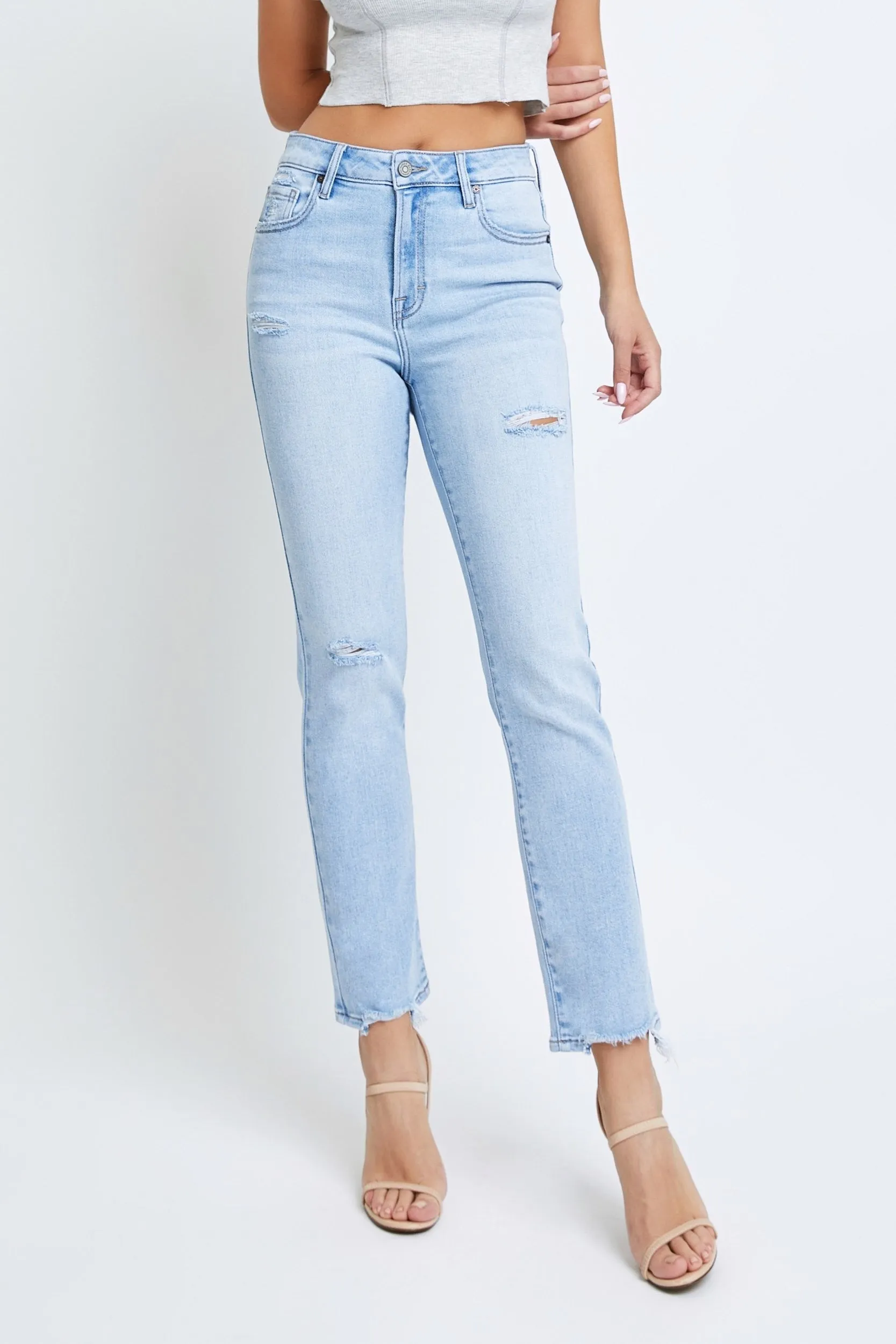 Hidden High Waist Stretch Skinny Jean