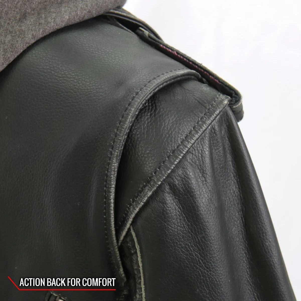 Hot Leathers Women's Jacket With Removable Fleece Lining Separate
