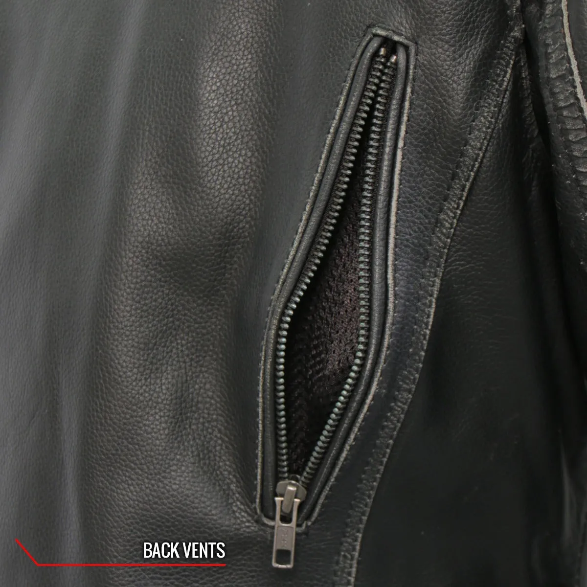 Hot Leathers Women's Jacket With Removable Fleece Lining Separate