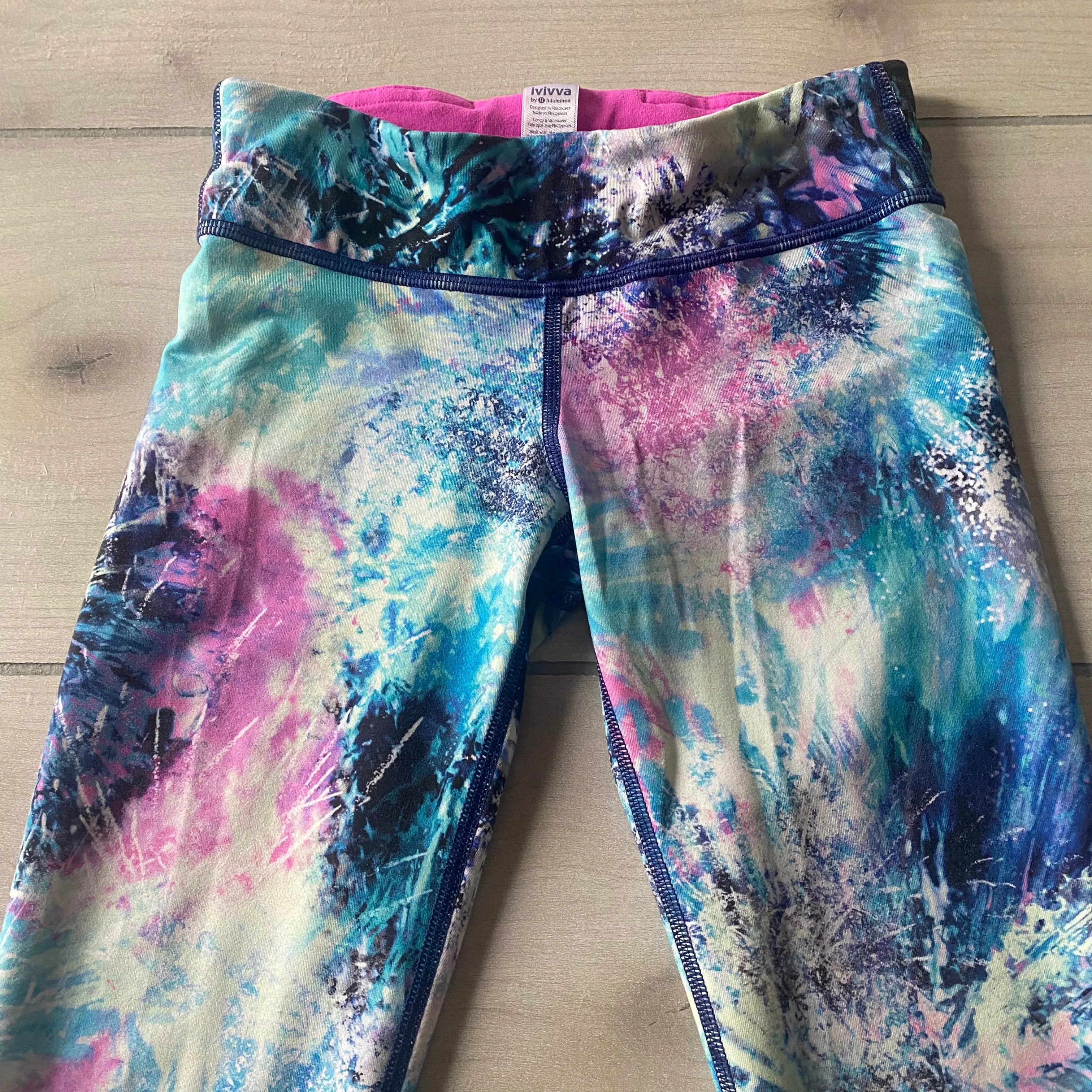 Ivivva Space Dye Athletic Performance Leggings