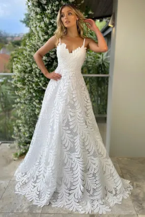 J'ADORE AUSTRALIA Lace GOWN - IVORY