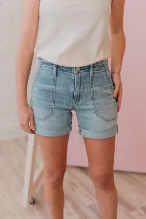 JAG Alex Mid Rise Safari Shorts