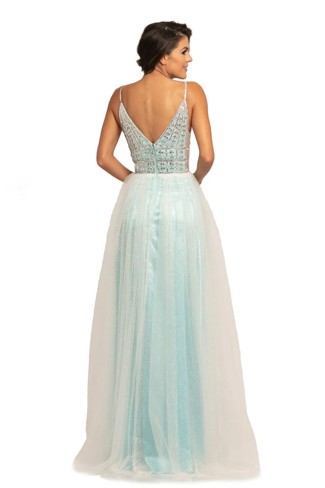 Johnathan Kayne 2000 glitter prom dress Formal Pink Gown Size 2