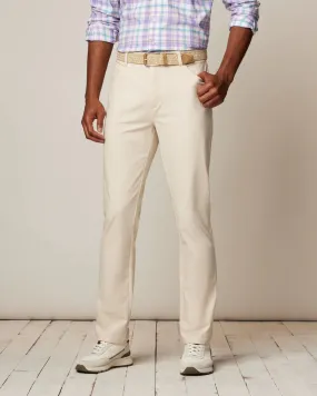 Johnnie-O Osprey Cotton Blend Performance Pant in Stone