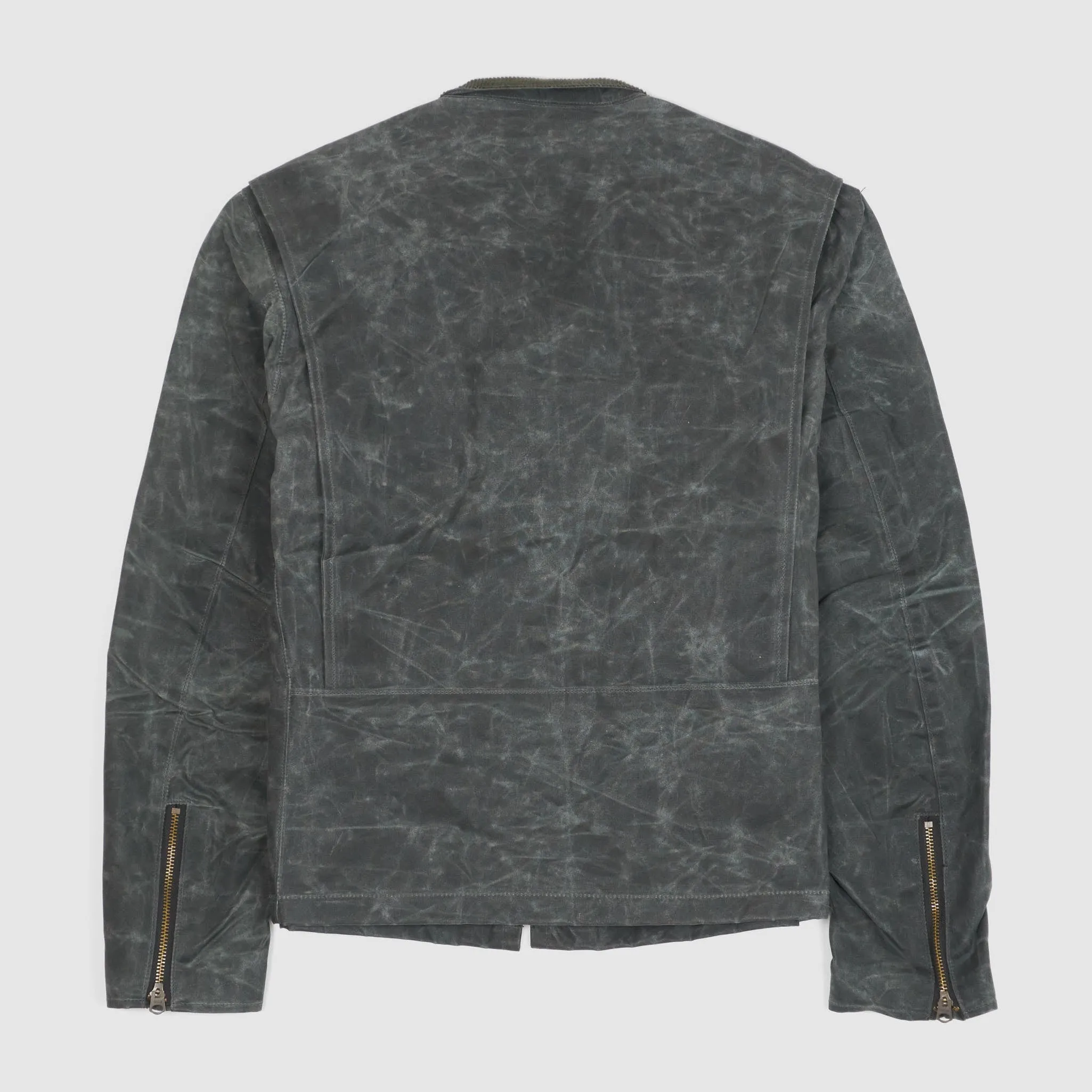 Johnson Motors Heavy Canvas Waxed Cafe Racer Jacket
