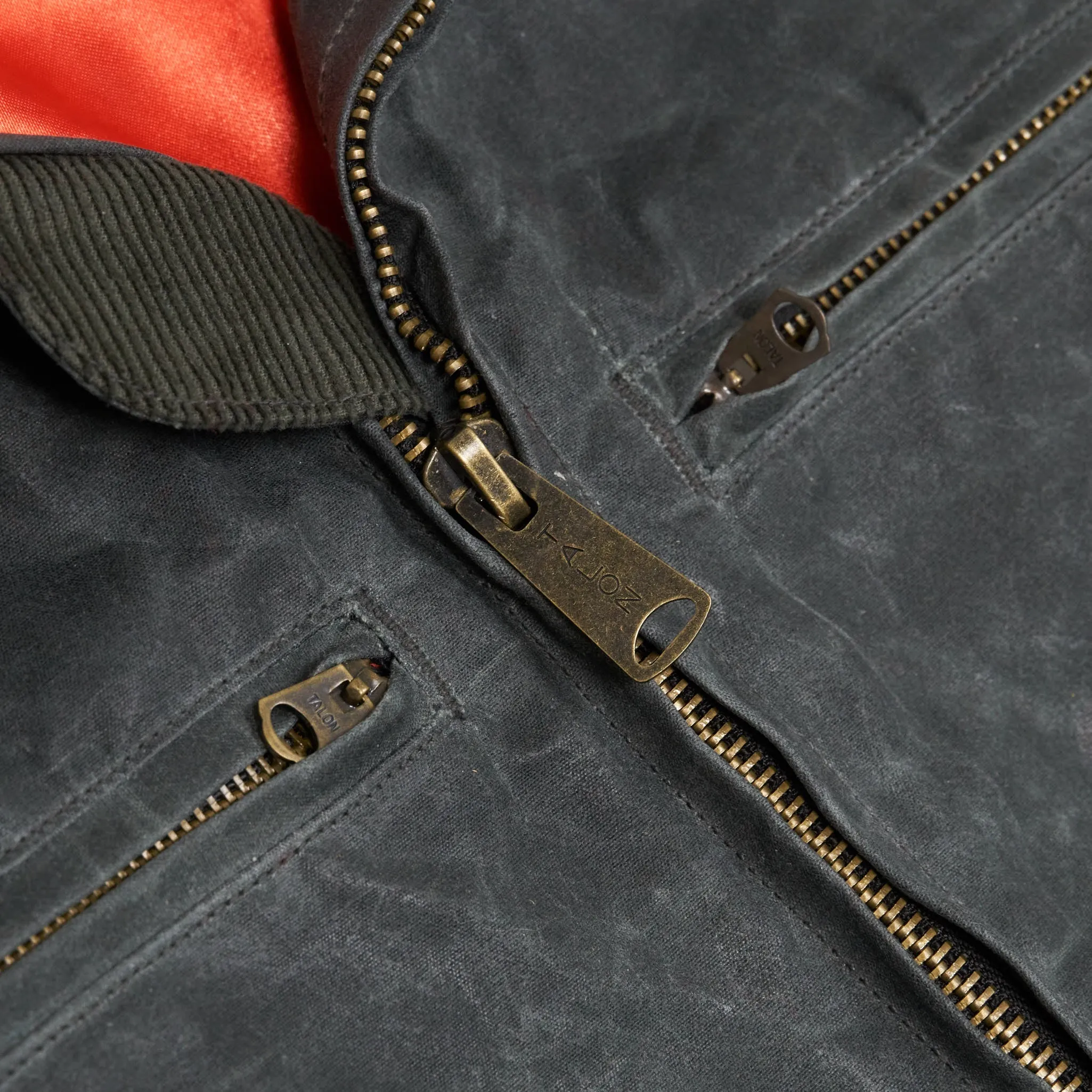 Johnson Motors Heavy Canvas Waxed Cafe Racer Jacket