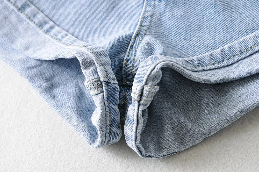 Jovi High Waist Denim Shorts