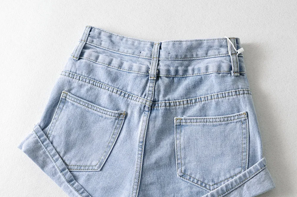 Jovi High Waist Denim Shorts