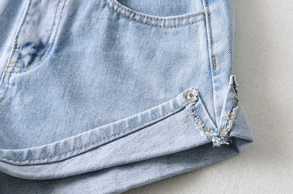 Jovi High Waist Denim Shorts