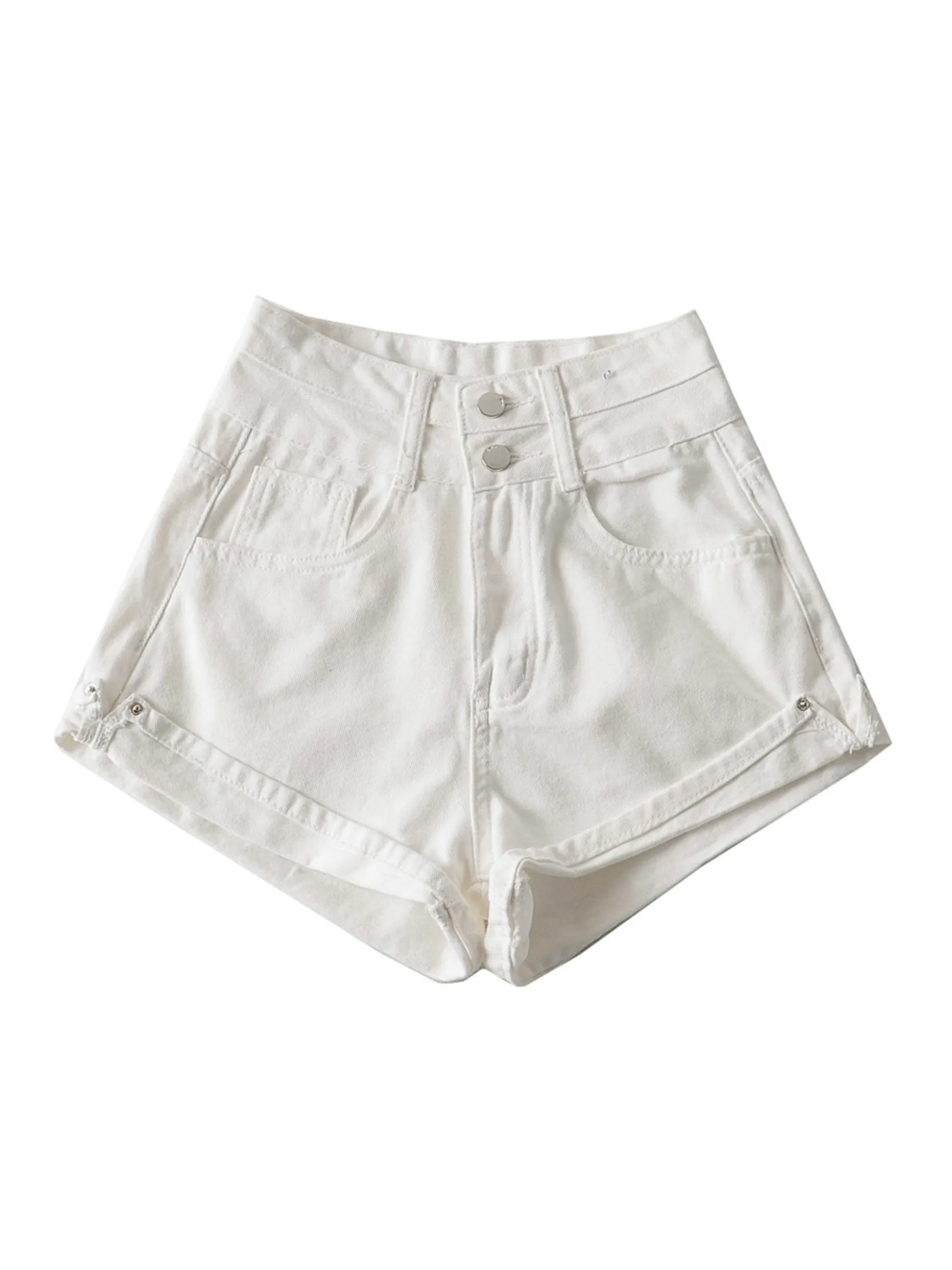 Jovi High Waist Denim Shorts
