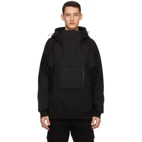 Juun.J Black Half-Zip Hoodie