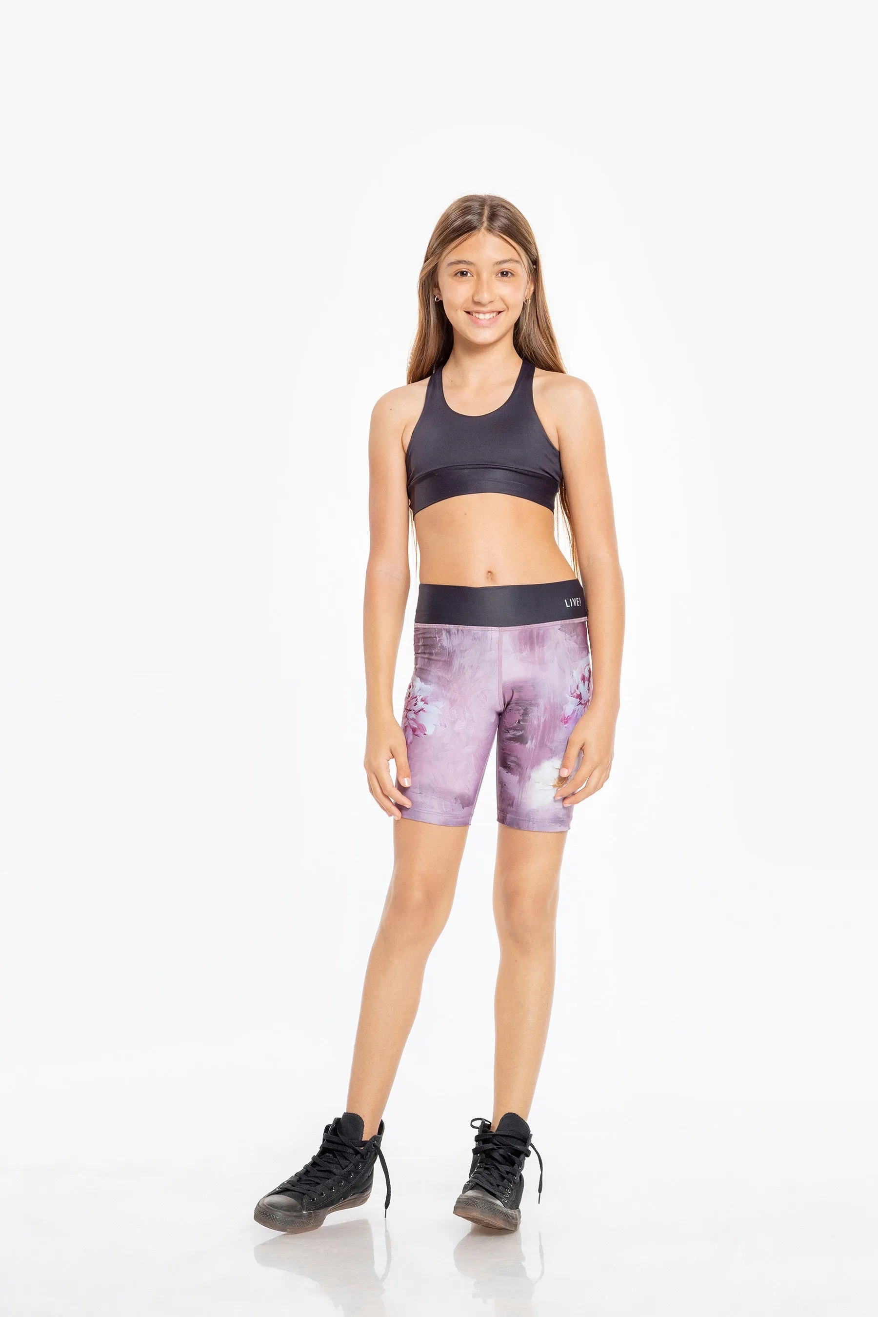 Kids Deep Bloom Rever Denim Bermuda