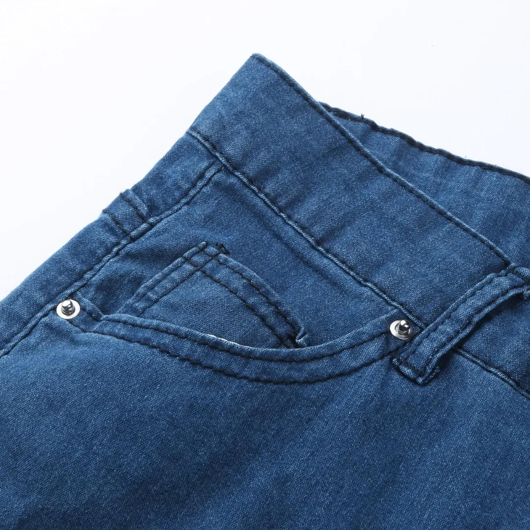 Lace-Up Flare Jeans