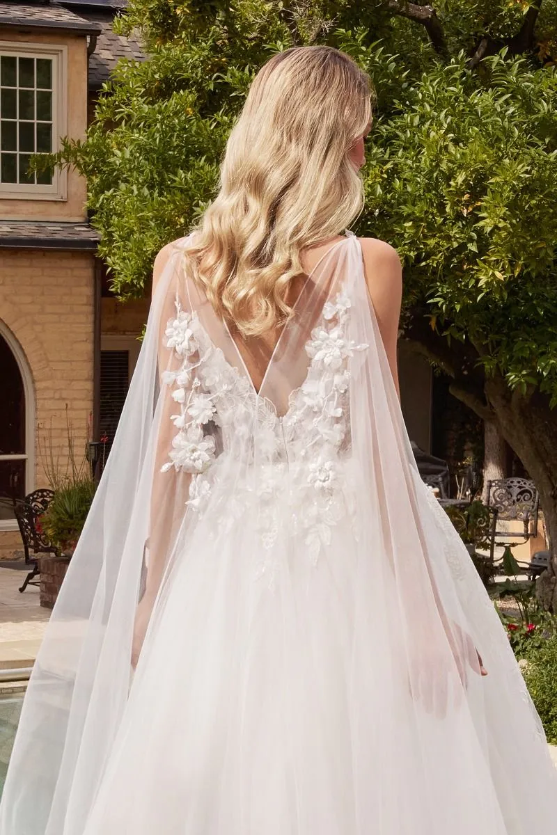 LAYERED TULLE WEDDING BALL GOWN  CDCDS437W