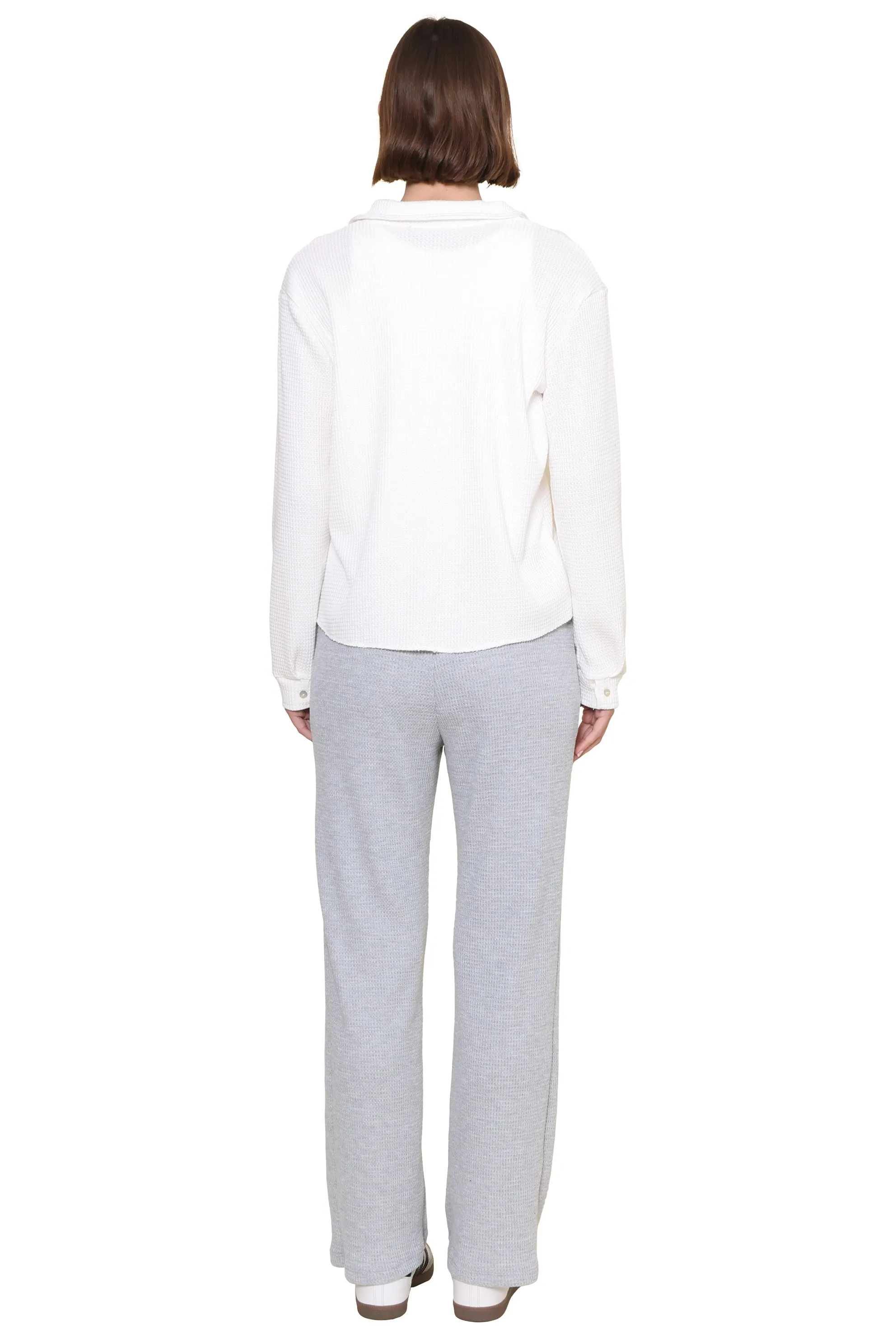 Lazy Day Waffle Button Down