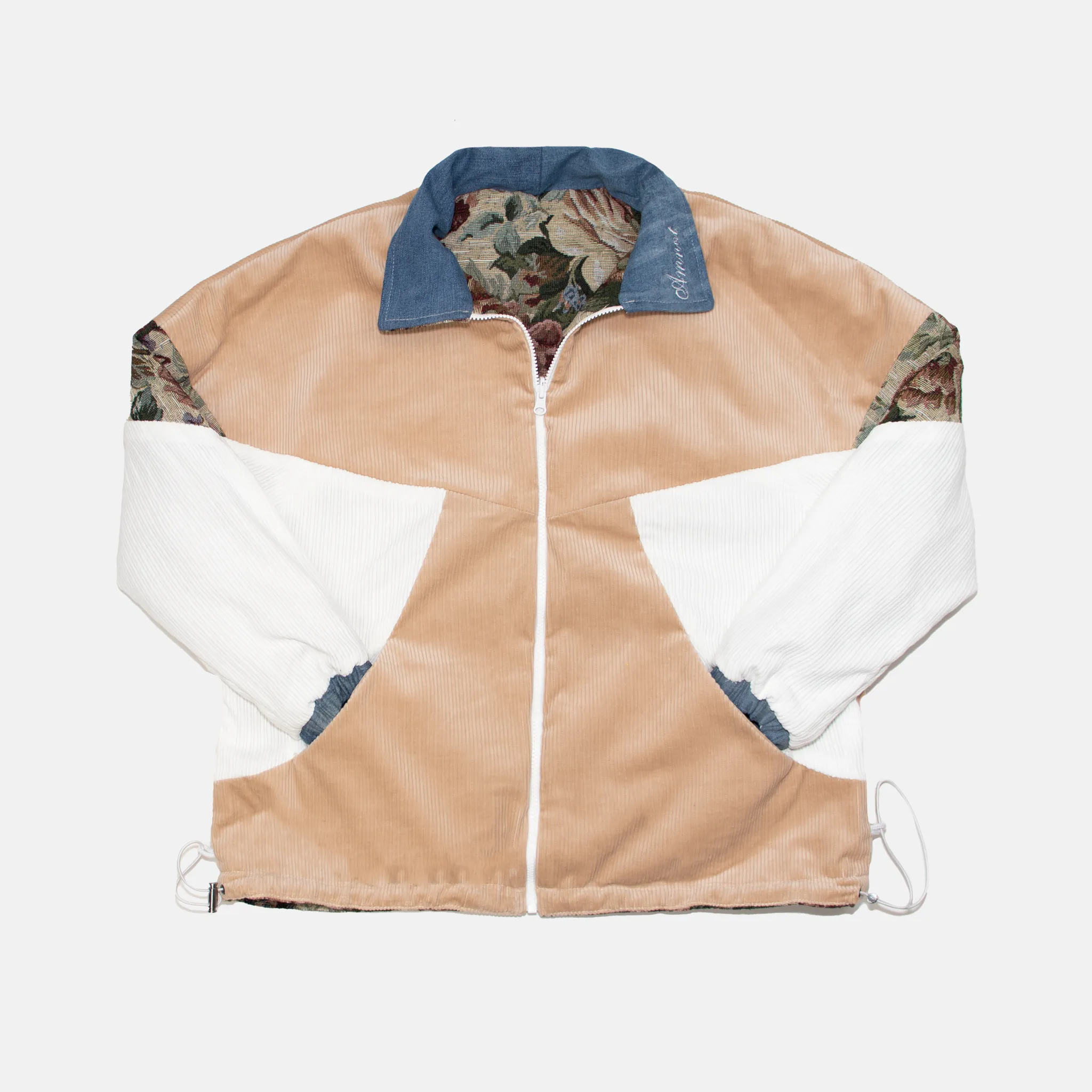 Le blouson rétro réversible fleuri - Petit Unisexe