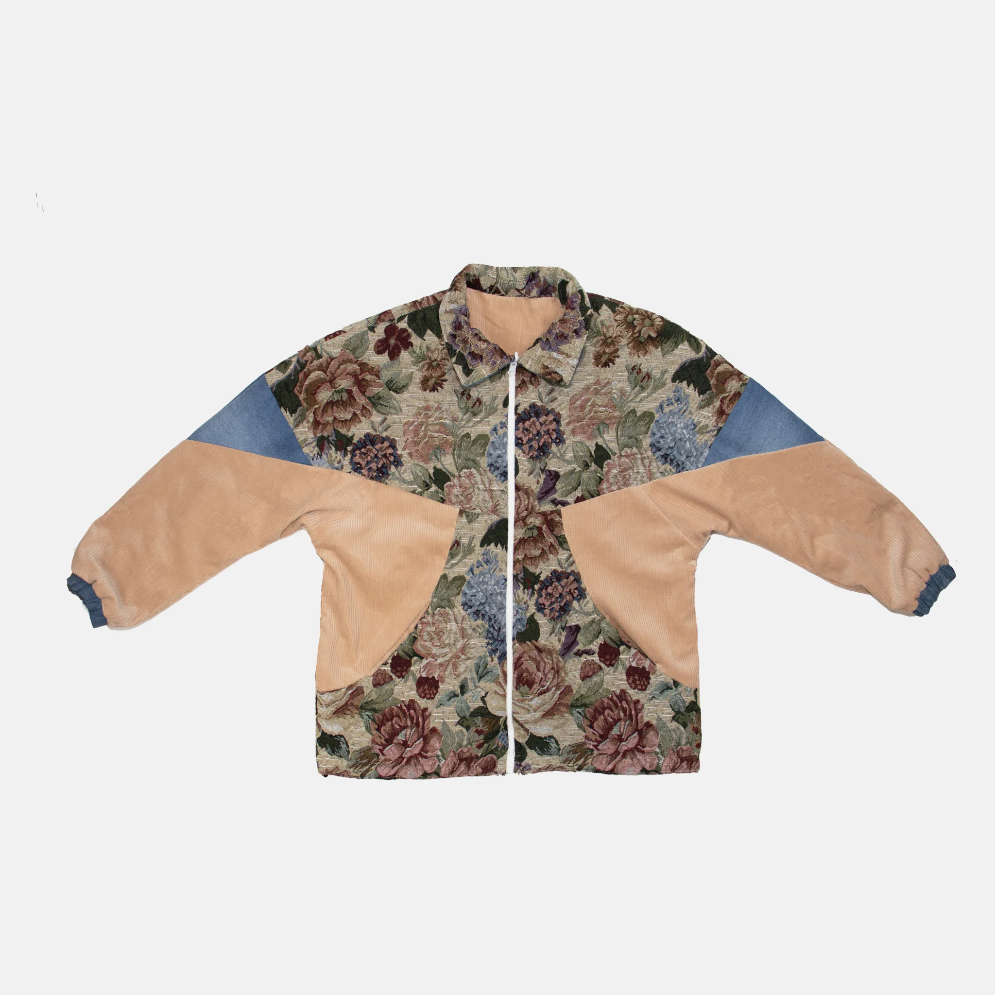 Le blouson rétro réversible fleuri - Petit Unisexe