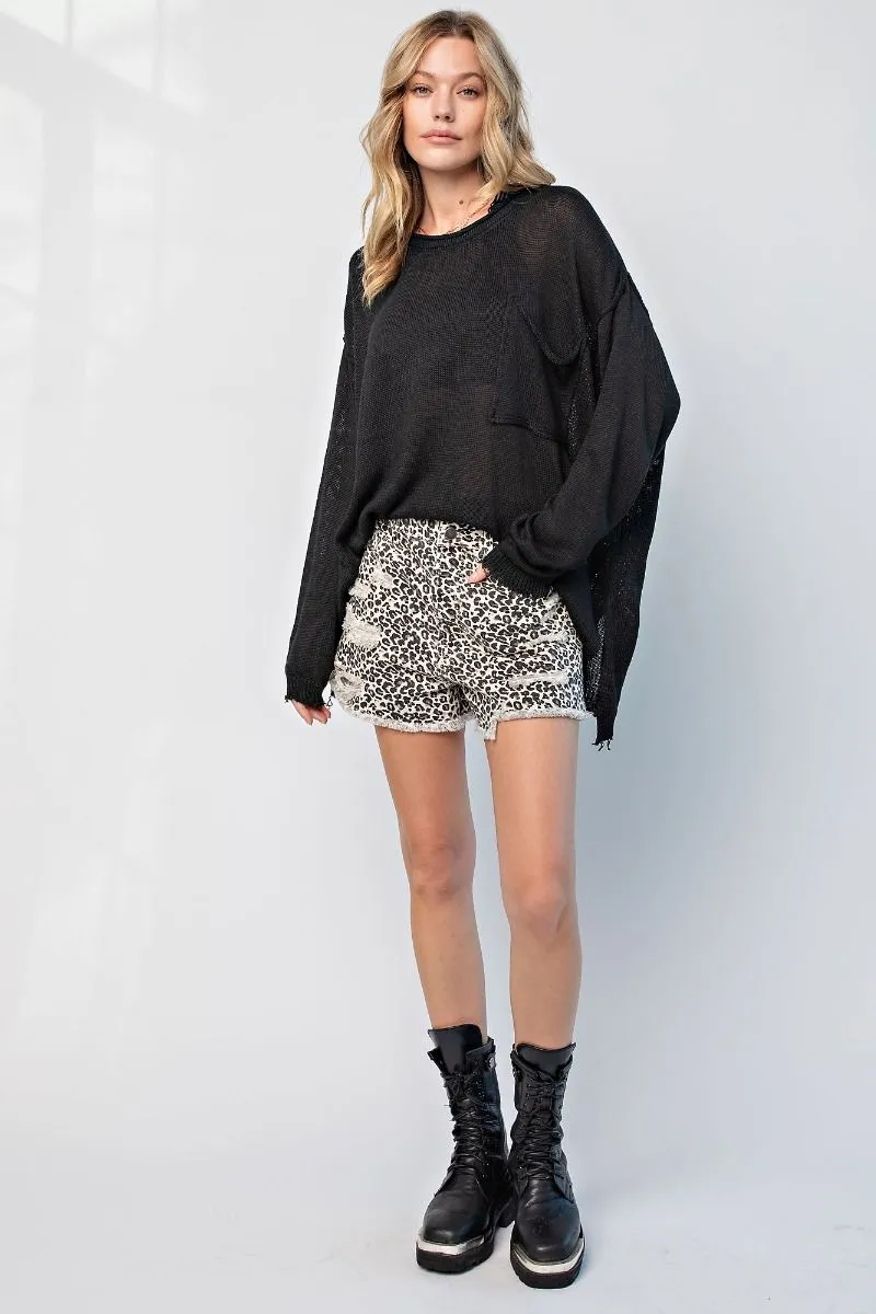 Liza Vintage Washed Shorts