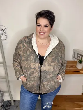 M114 Cozy Camo Reversible Hoodie