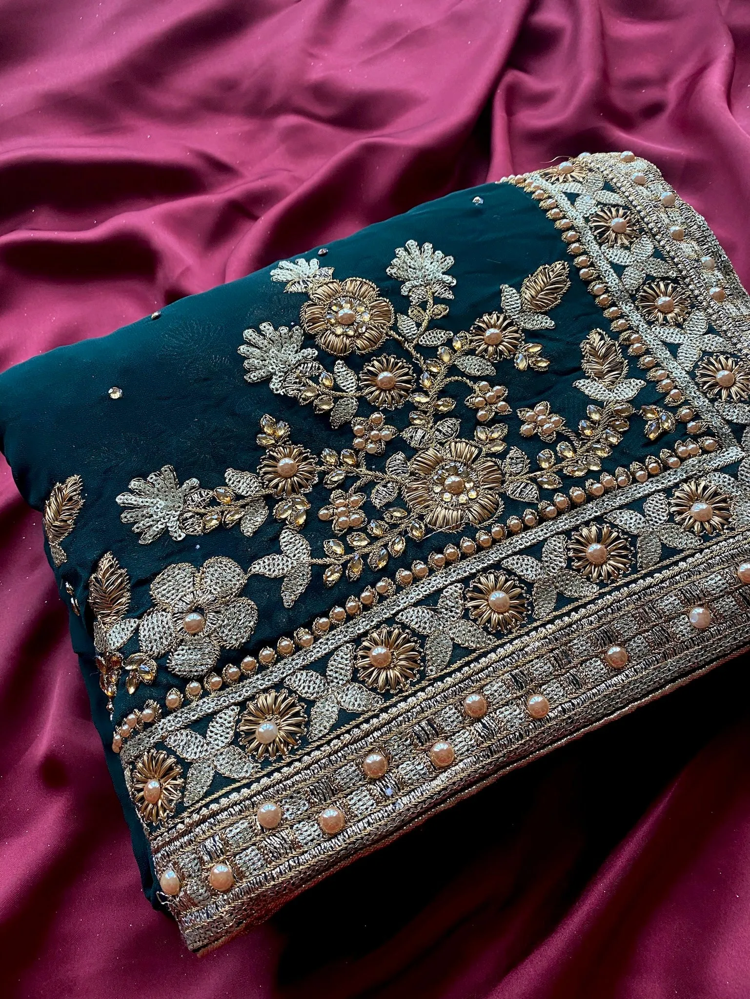 Maharani Chiffon: Emerald