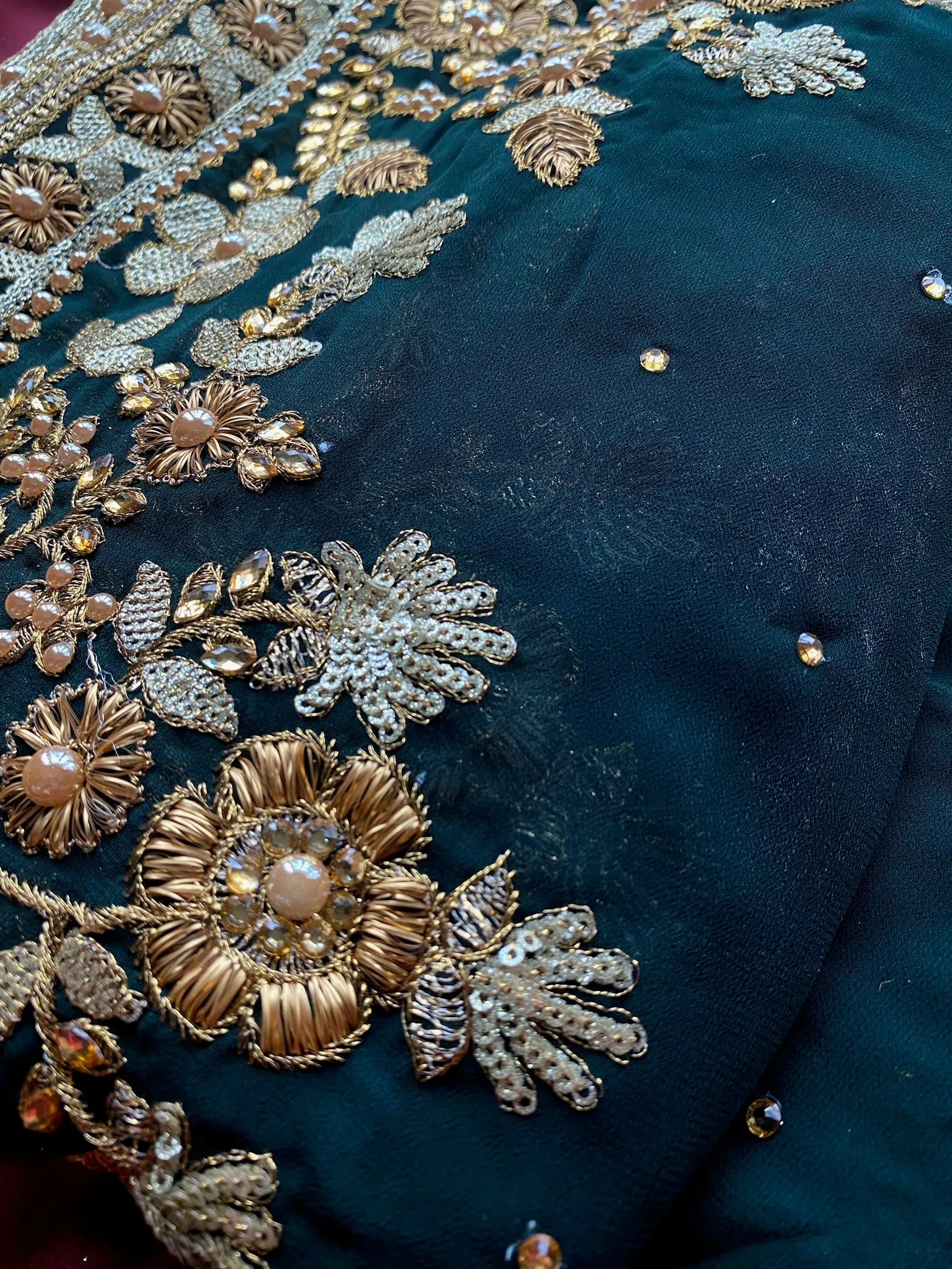 Maharani Chiffon: Emerald