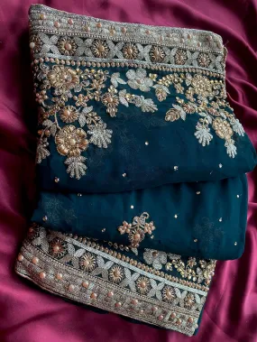 Maharani Chiffon: Emerald