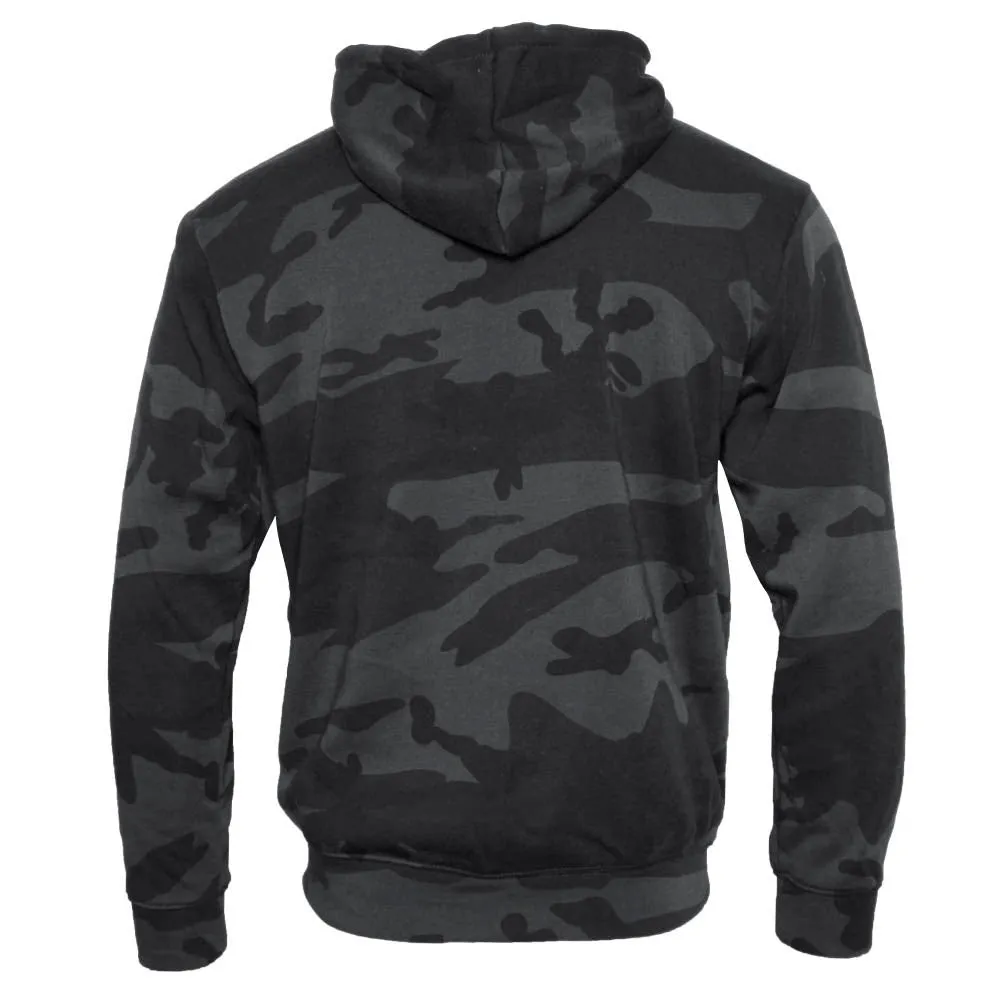 Mens 2-Piece Athletic Set Hoodie Zipper Sweater Jogging Pants Camo Track Suit