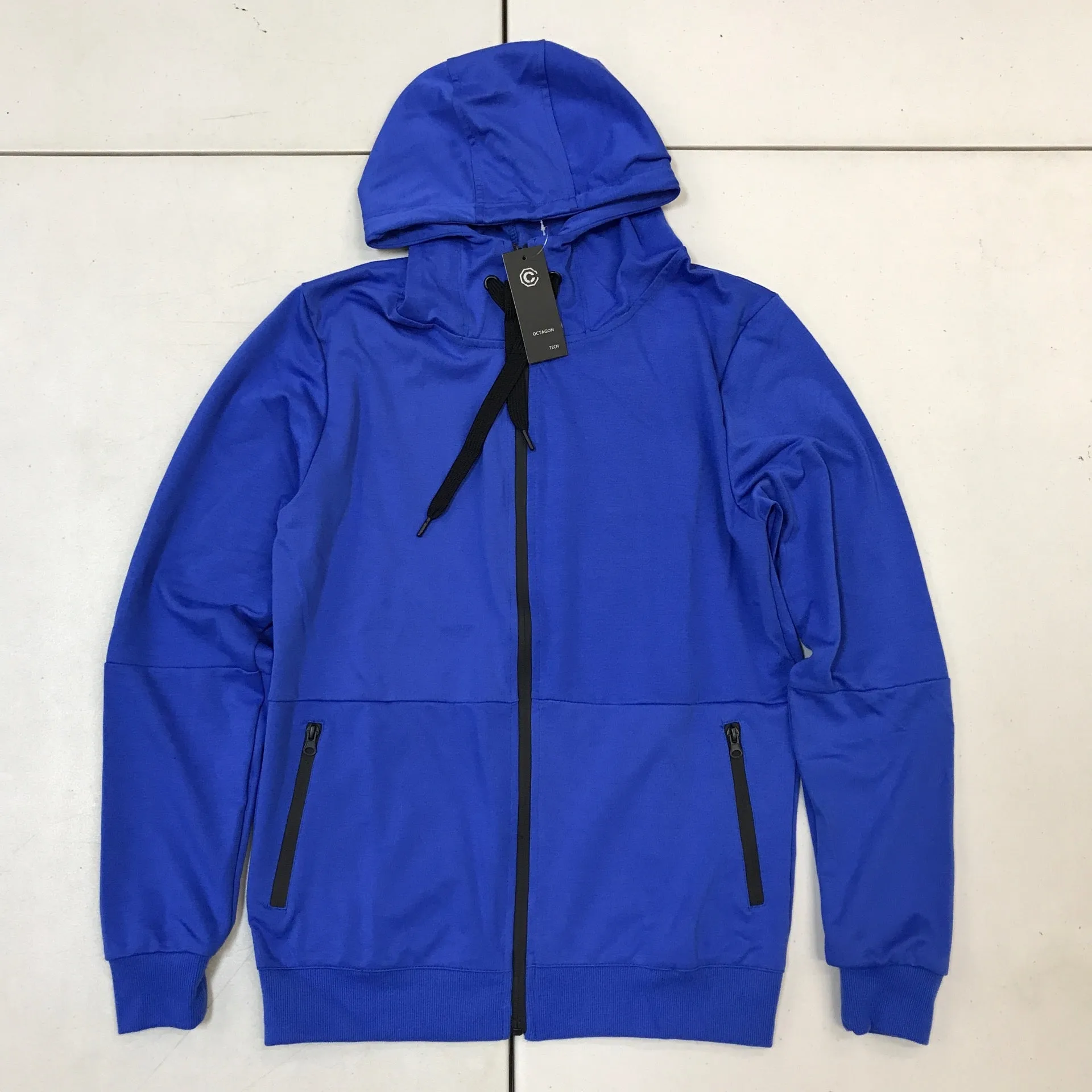 Men's Octagon Tech Hoodie Royal Blue