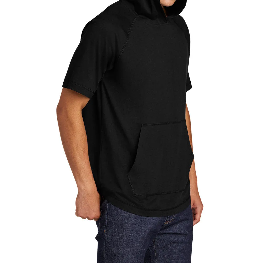 Mens PosiCharge Tri-Blend Moisture Wicking Short Sleeve Comfort Hoodie